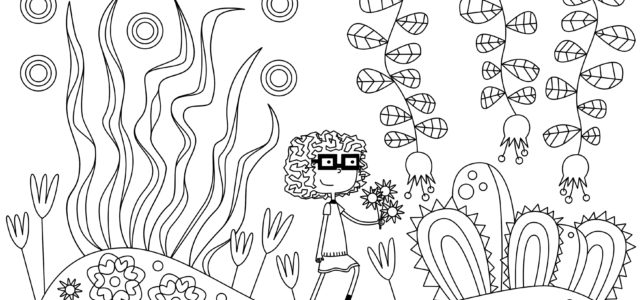 Adele para colorear